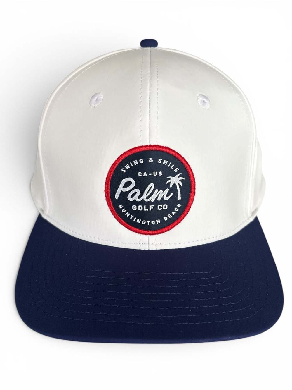 Palm Golf Co “Swing & Smile” Preppy/casual Coastal Snapback NWT
